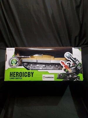 Remote Control Heroicby Land Battle Transforming Illuminated Robotic Robot Tank - Image 1 of 4