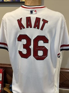 BEAUTIFUL 1 of 1 Jim Kaat St. Louis Cardinals 1982 WS Champs AUTO'D WORN Jersey! - Picture 1 of 9