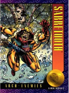 Sabretooth #53 1993 SkyBox Marvel X-Men Serie 2 Sammelkarte - Bild 1 von 2