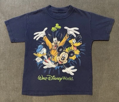 Camiseta Auténtica XS Parques Disney Mickey Donald Goofy Pluto Foto 1 de 3