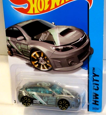HOT WHEELS CITY TREASURE HUNT ~ SUBARU WRX STI ~ MOC ~ - Image 1 of 4