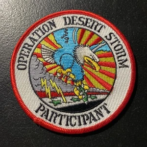 USAF US Air Force Operation Desert Storm Teilnehmer Militär Patch kostenloser Versand N4 - Bild 1 von 3