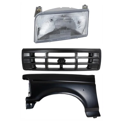 Fender Kit For 1992 1993-1996 Ford F-150 92-97 F-350 Primed Front Driver Side - Image 1 of 4
