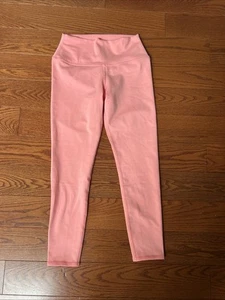 ALO Yoga High-Waisted Airbrush Leggings M Coral Pink Peach Orange - Picture 1 of 8