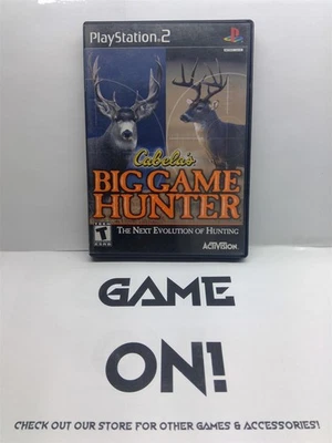 Cabela's Big Game Hunter (PlayStation 2, 2002) Completo Probado Funcionando Foto 1 de 4