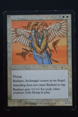 Magic The Gathering MTG RADIANT, ARCHANGEL Urza's Legacy MP Moderately Played - Image 1 of 2