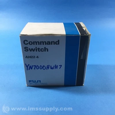 Interruptor de comando eléctrico Fuji AH22-4, H.D. 600 VCA máximo FNOB Foto 1 de 4