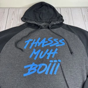 Sudadera con Capucha Maverick by Logan Paul Para Hombre XL Gris Thasss Muh Boiii - Imagen 1 de 9