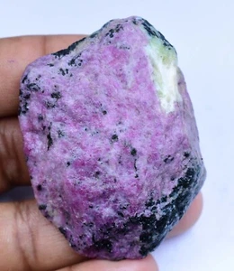 100% Natural African Ruby in Zoisite 267.30CT Specimen Facet Rough AGL Certified - Picture 1 of 7