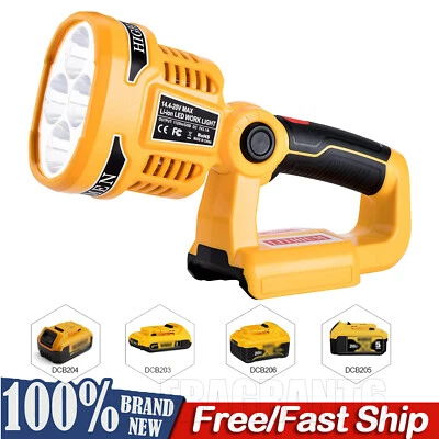 Flashlight LED Work Light Spotlight Jobsite Light For DeWalt 20V Li-Ion Battery - Image 1 of 4