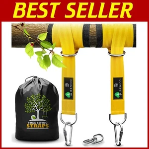 Heavy-Duty Tree Swing Hanging Kit: 20ft Straps & 2000lb Carabiners for Safety - Picture 1 of 9