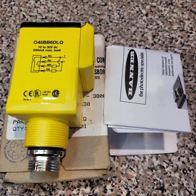 BANNER ENGINEERING Q45BB6DLQ 36564, EID: 3036564 PHOTOELECTRIC SENSOR - Image 1 of 4