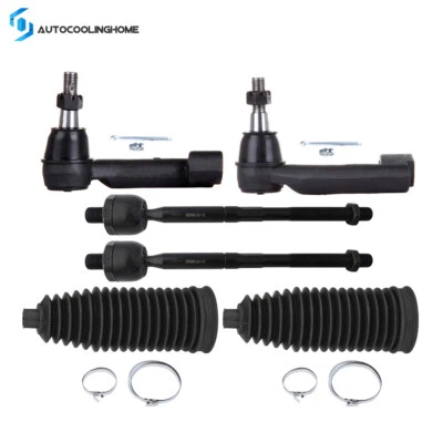 Botas de fuelle con extremos de varilla de dirección delantera de 6 piezas para Ford Expedition F-150 2015-2021 Foto 1 de 4