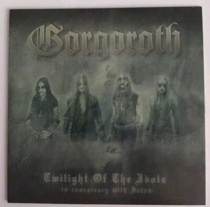 Gorgoroth Twilight of the Idols Ultra Rare Promo CD Sleeve - Picture 1 of 6