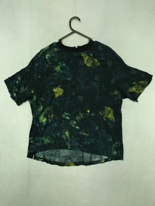 RVCA Multicoloured Size M / 10 Womens Short Sleeve Blouse Viscose Rayon Top Swim - Picture 1 of 9