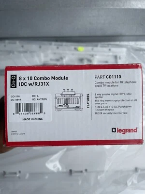 Módulo de 8 ubicaciones On-Q/Legrand Selective Call CO1110 Foto 1 de 2