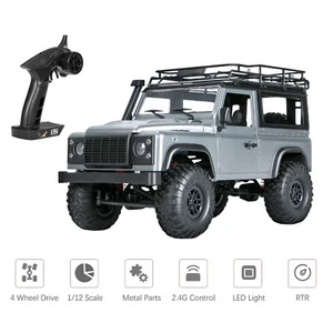 π¬π§ RC Car Off-Road Truck 2.4G 1/12 4WD Crawler For Land Rover Vehicle U0X0 - Picture 1 of 12