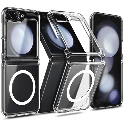 Funda protectora transparente Mag Safe para Moto Razr 2025 2024 2023 / Razr+ PLUS Foto 1 de 4