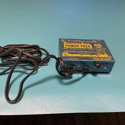 DE COLECCIÓN AHM MODELO 70004 ESCALA HO THUNDER LINE POWER PACK VARIABLE DC CONSTANTE AC Foto 1 de 4