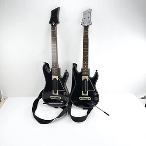 Guitar Hero Live Bundle 2 Guitars Only W/ Straps NO DONGLES No Game XBOX ONE - Picture 1 of 10