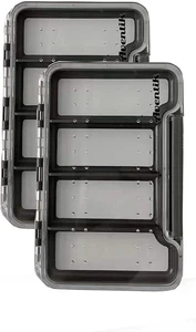 Aventik 2PCS Waterproof Slim Pocket Fly Box Fishing Hook Bait Storage Tackle Box - Picture 1 of 60