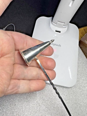 Sterling Silver Candle Snuffer - Hamilton Utilities - Birmingham - 1965 - image 1 of 4