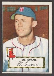 1952   TOPPS  BASEBALL  # 152  AL EVANS   INV  4134 - Imagen 1 de 2