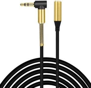 3.5mm Audio Aux Cable Male to Female Jack Stereo Lead iPhone Car PC Headphone UK - Picture 1 of 10