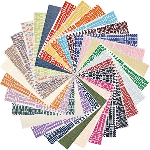 Creative Memories ABC/123 Mini Letter Sticker 1/pack CHOICE - Picture 1 of 11