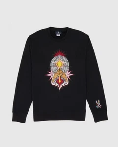 Psycho Bunny x Daddy Yankee COTL schwarz besticktes Sweatshirt Small neu mit Etikett $ 175 - Bild 1 von 12