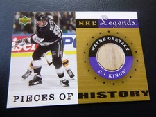 2001-02 UD Legends Pieces of History Game Used Stick Wayne Gretzky  #PH-GR