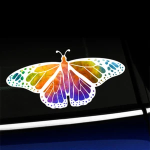 Watercolor Butterfly - Pretty Colorful Sticker Decal - Picture 1 of 1