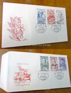 EBS Czechoslovakia 1959 - Cultural Celebrities - 1140-1145 FIRST DAY COVER (b - Picture 1 of 1