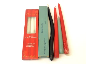 Mixed Lot Vintage Used Candles Blessed Feast of Purification Tapered Smokeless - Picture 1 of 5