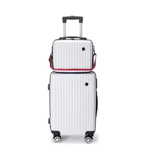 2Piece Travel Set: A Stylish Makeup Case And Suitcase In 14 Inches And 20 Inches - Picture 1 of 12