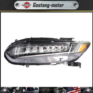Full LED Headlight Assembly Chrome Left Driver Side For Honda Accord 2018-2021 - Picture 1 of 17