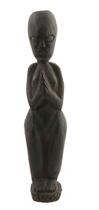 Authentic Statue Votive Tribal Wooden Region West from Nepal - 762 - Picture 1 of 4