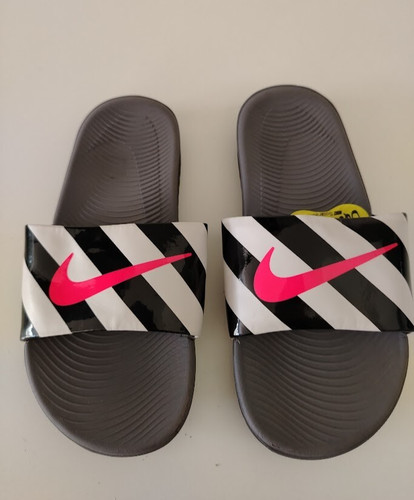 Scarpe infradito sandali Nike taglia 2Y unisex Kawa JDI BV8035 002