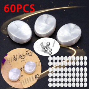 60 Stck. White Pearl Gitarre Tuner Maschinenkopf Stimmwirbel kleine Tasten NEU - Bild 1 von 7