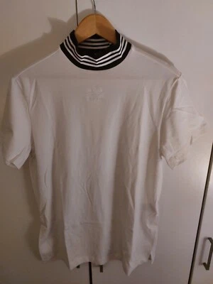CAMISETA ADIDAS BLANCA, 100% Original Nueva Colección, GRANDE PEQUEÑA 10, CUELLO NUEVA Foto 1 de 4