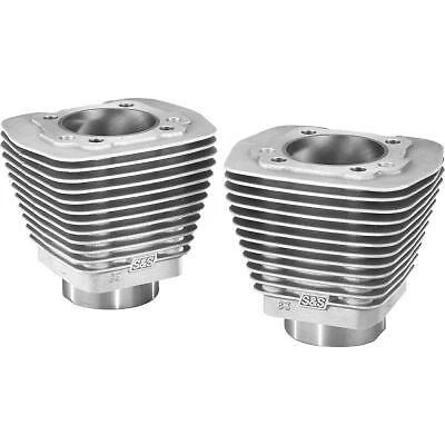 S&S Natural 3.5" Diámetro Stock Cilindros de Replica Harley Evolution EVO Big Twin 84-99 Foto 1 de 1