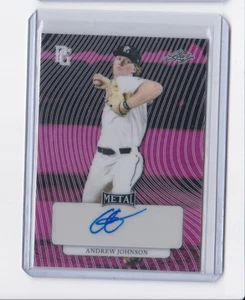 ANDREW JOHNSON 2023 FOGLIA GIOCO PERFETTO VETRINA NAZIONALE ROOKIE AUTOGRAFO #5/7 - Foto 1 di 24