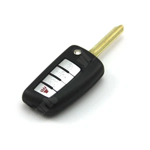 Remote Flip Key Shell Case Cover For Nissan Versa Armada 350Z Infiniti 4 Buttons - Picture 1 of 5