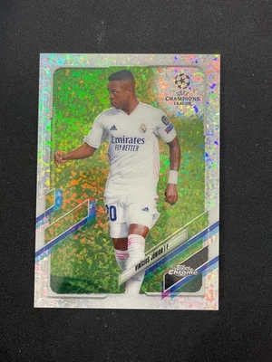 Vinicius Junior 2020-21 Topps Chrome UEFA Mini Diamond Refractor #89 - Image 1 of 2