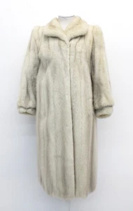 EXCELENTE ABRIGO CHAQUETA DE PIEL DE VISÓN PERLA CANADIENSE MUJER TALLA 4 PEQUEÑA - Imagen 1 de 3