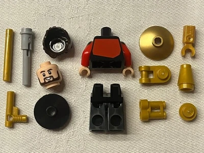 LEGO Minifigure Comandante William Riker a. 10356 Star Trek Enterprise NUOVO accessori - Immagine 1 di 4