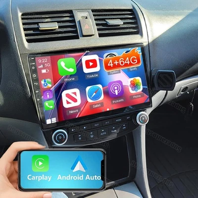 64GB For Honda Accord 7 2003-2007 Touch Screen Car Stereo Radio Android Carplay - Image 1 of 4