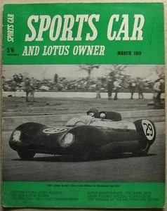 SPORTS CAR & LOTUS OWNER Magazine March 1959 Mk 9 Maintenance NEW FACTORY - Picture 1 of 5