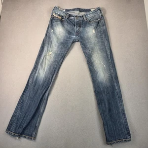 Jeans Diesel Para Hombres 31x32 Azul Nuevo-Fanker Regular Ajustado Bootcut Envejecido 008B9 - Imagen 1 de 11