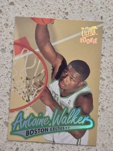 ANTOINE WALKER - 1996-97 Fleer Ultra Rookie Rc Boston Celtics #9 - Picture 1 of 2